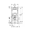 Geberit wc tartály Duofix Basic