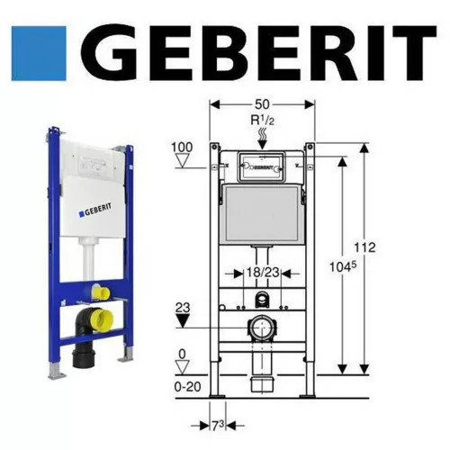 Geberit wc tartály Duofix Basic