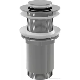   CLICK/CLACK mosdó leeresztő 5/4", túlfolyó nélkül, fémből, kis dugóval