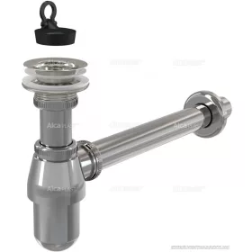 Mosdószifon DN32, 5/4" leeresztővel, fém