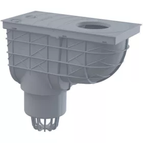  Univerzális esővíz elvezető 300×155/110 mm, függőleges, szürke
