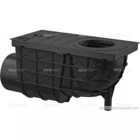   Univerzális esővíz elvezető 300×155/110 mm, vízszintes, fekete