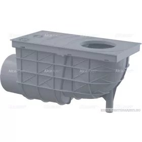   Univerzális esővíz elvezető 300×155/110 mm, vízszintes, szürke