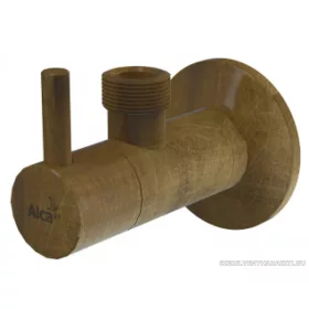 Sarokszelep szűrővel 1/2"×1/2", bronz-antic