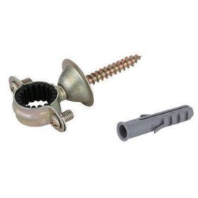   Gumis csőbilincs rézcsőhöz szimpla 28mm + csavar és tipli