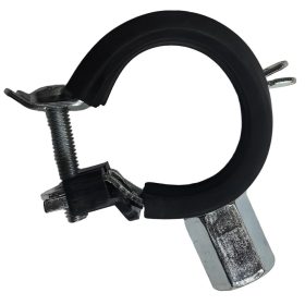 Egycsavaros gumis csőbilincs,M8/10 20-25 1/2"