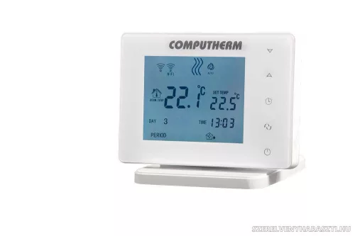 Computherm E800RF Wi-Fi termosztát vezeték nélküli érintőgombos vezérlővel