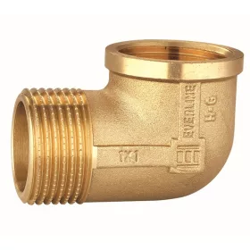 Réz könyök 3/8" KB