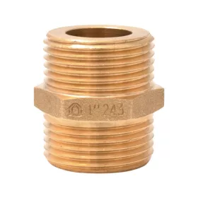 Réz közcsavar 1" x 39 mm lapos tömítés (peremes)