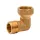 Sárgaréz hollanderes csatlakozó sarok  3/4"KB