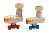 Sarok golyós 3/4" hollanderes kazánbekötő szett (2db 3/4"KM) ER-CHS34/2 (ERMETIQ)