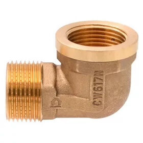 Sárgaréz könyök 3/4" KB