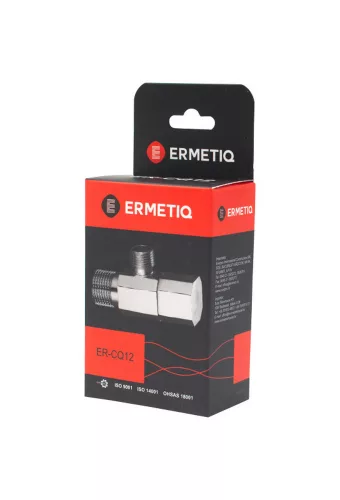 Sarokszelep kerámiabetétes 1/2"-3/4" mosógéphez
