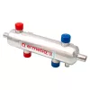 Hidraulikus váltó + iszapleválasztó,MÁGNESES,4x1",inox,szigeteléssel,45kW, 4,8 m³/h