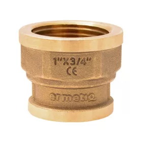 Sárgaréz szűkített karmantyú 3/4"x1"