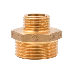 Sárgaréz szűkítő közcsavar 1"x1/2" KK