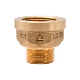Sárgaréz szűkítő 1/2"- 3/8" BK