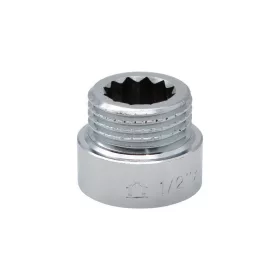 Krómozott sárgaréz csaphosszabbító 1/2"x10mm