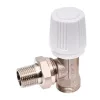 Radiátorszelep kézi 1/2" sarok előremenő KM eurokónuszos 1/2"x3/4"