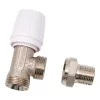 Radiátorszelep kézi 1/2" sarok előremenő KM eurokónuszos 1/2"x3/4"