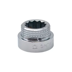 Krómozott sárgaréz csaphosszabbító 3/4"x10mm
