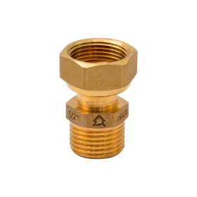 Sárgaréz hollanderes csatlakozó egyenes  1/2"KB