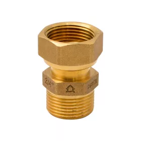 Sárgaréz hollanderes csatlakozó egyenes  3/4"KB
