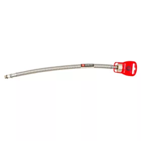   Flexibilis csapbekötőcső vízhez inoxal 60cm+17mm 1/2"BM
