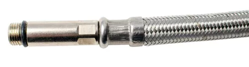 Flexibilis csapbekötőcső vízhez inoxal 80cm+37mm 1/2"BM