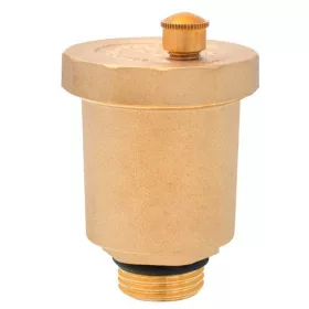 Automata légtelenítő szelep egyenes 1/2" 120C 10bar