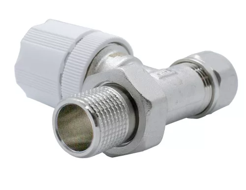 Egyenes 1/2" előremenő therm. radiátorszelep 16-os csatlakozóval
