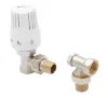 Termosztatikus radiátorszelep szett sarok 1/2"