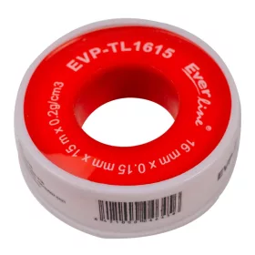 Teflon szalag (100%PTFE) vízre 16mmx15m