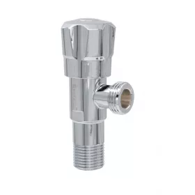 Kerámia betétes INOX sarokszelep 1/2" CLASSIC