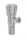 Kerámia betétes INOX sarokszelep 1/2x3/4" CLASSIC