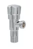 Kerámia betétes INOX sarokszelep 1/2x3/8" CLASSIC