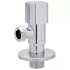 Kerámia betétes INOX sarokszelep 1/2" SZÖGETLES