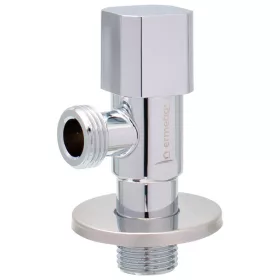 Kerámia betétes INOX sarokszelep 1/2" SZÖGETLES