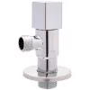 Kerámia betétes INOX sarokszelep 1/2x3/8" SZÖGLETES