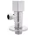 Kerámia betétes INOX sarokszelep 1/2x3/8" SZÖGLETES