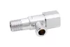 Kerámia betétes INOX sarokszelep 1/2" SZÖGETLES
