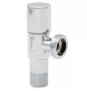 Kerámia betétes INOX sarokszelep 1/2x3/4" MODERN