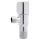 Kerámia betétes INOX sarokszelep 1/2x3/8" MODERN
