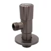Kerámia betétes INOX sarokszelep 1/2x3/8" MATT SZÜRKE