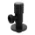 Kerámia betétes INOX sarokszelep 1/2x3/4" MATT FEKETE