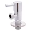 Kerámia betétes INOX sarokszelep 1/2" SHINE