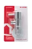 Kerámia betétes INOX sarokszelep 1/2x3/8" SHINE