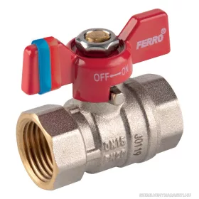 Ferro F-Comfort golyóscsap, pillangókar, BB, 1/2"