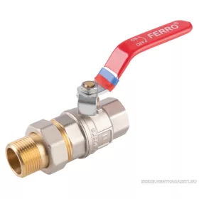   Ferro F-Power golyóscsap lapátkarral, 1/2" toldatos KB
