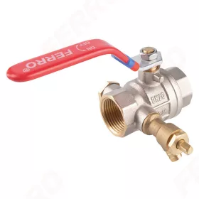   Ferro F-Power golyóscsap légtelenítővel és tömszelencével, 1/2" BB